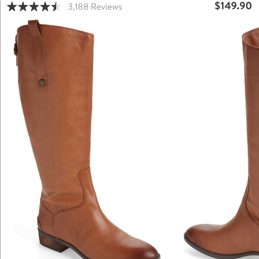 Sam Edelman ‘Penny’ boots in the color “whiskey”